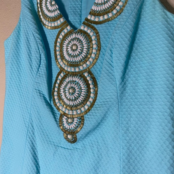 Lilly Pulitzer women’s turquoise sleeveless dress - Picture 12 of 16